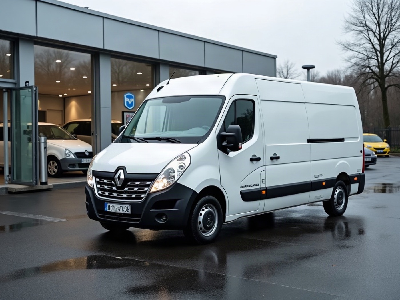 Commercial van lane at TOP MOTORS SRL
